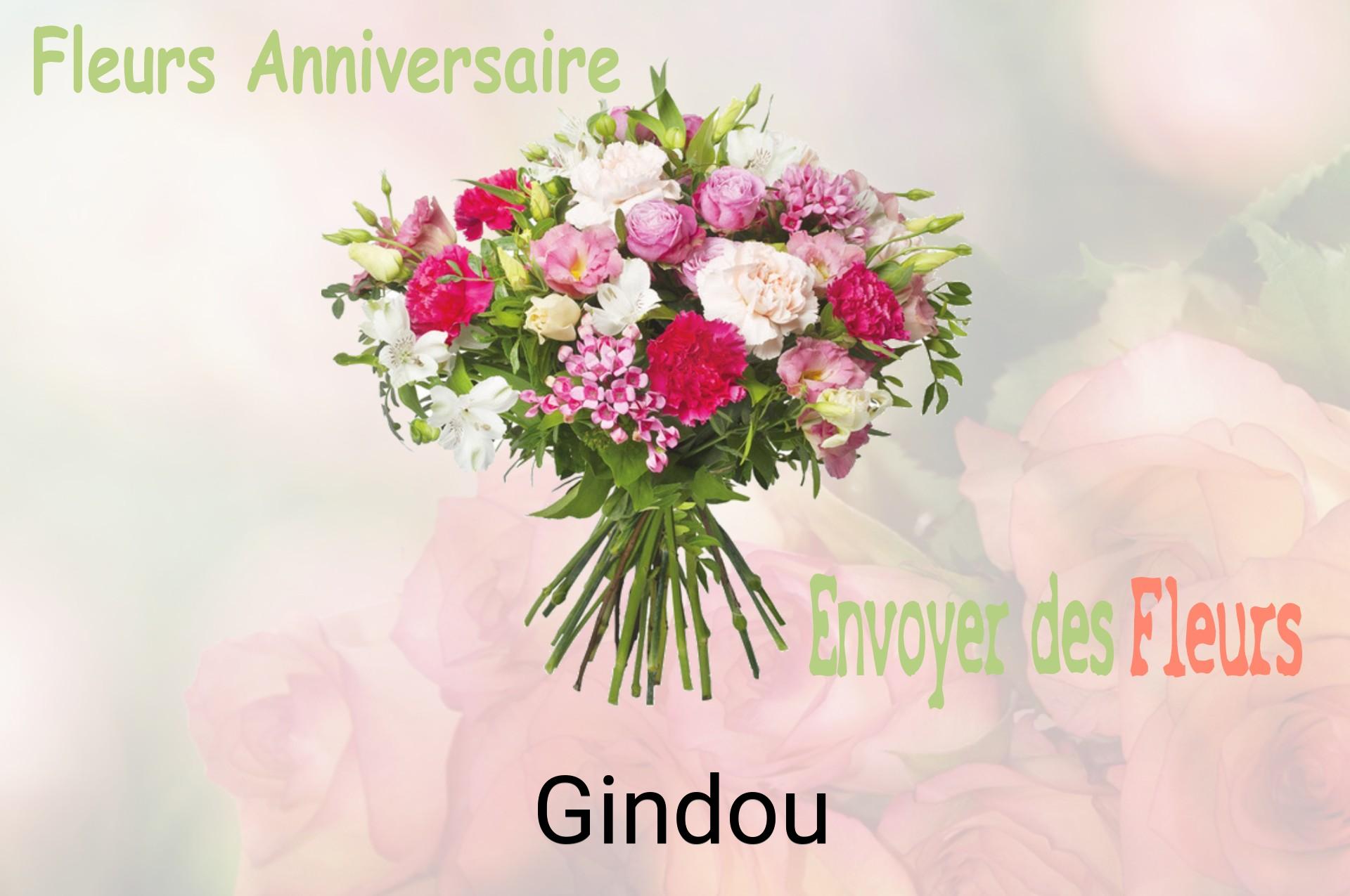 Bouquet de fleurs d’anniversaire livré à Gindou