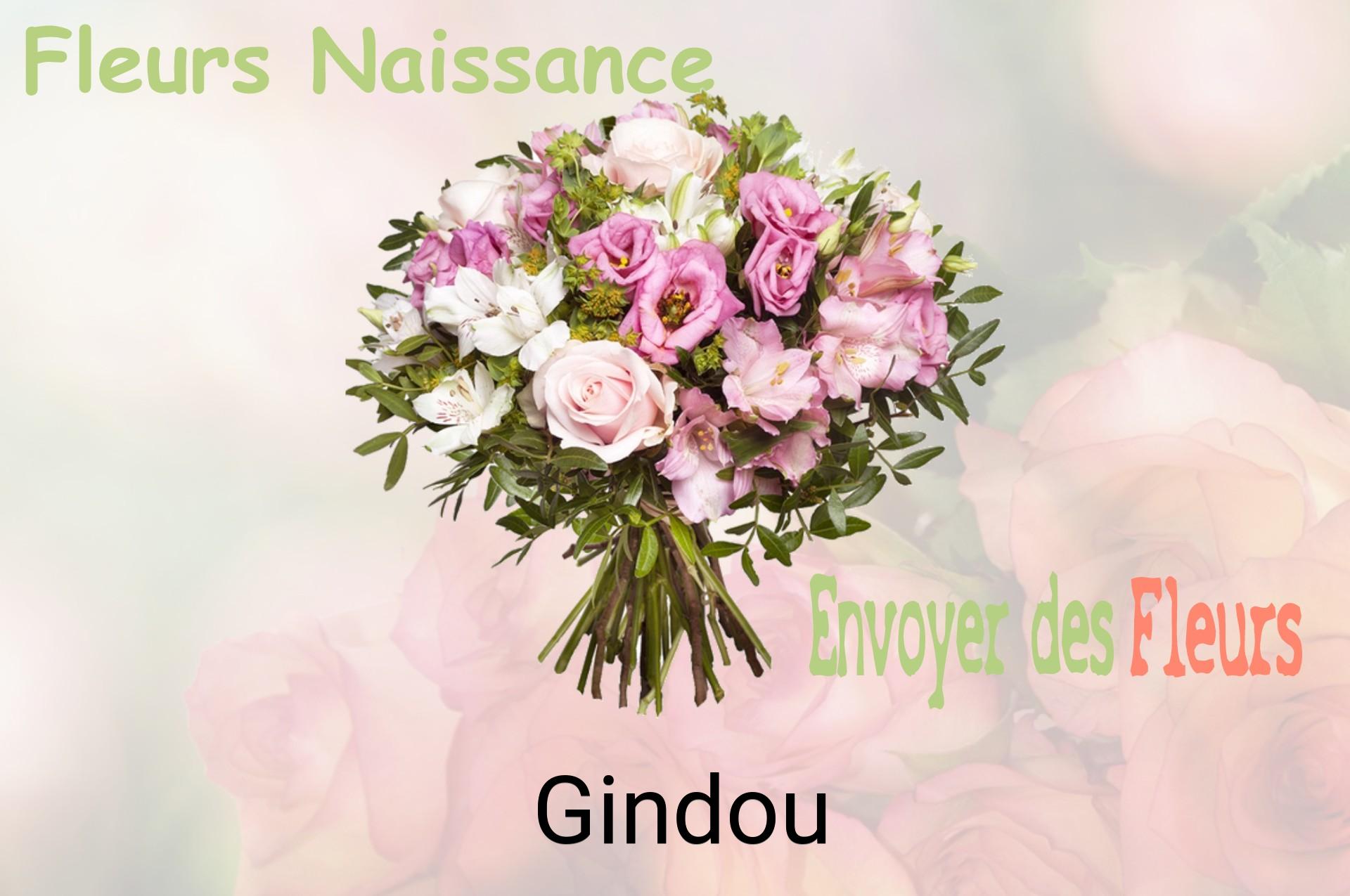 Bouquet de fleurs de naissance livré à Gindou